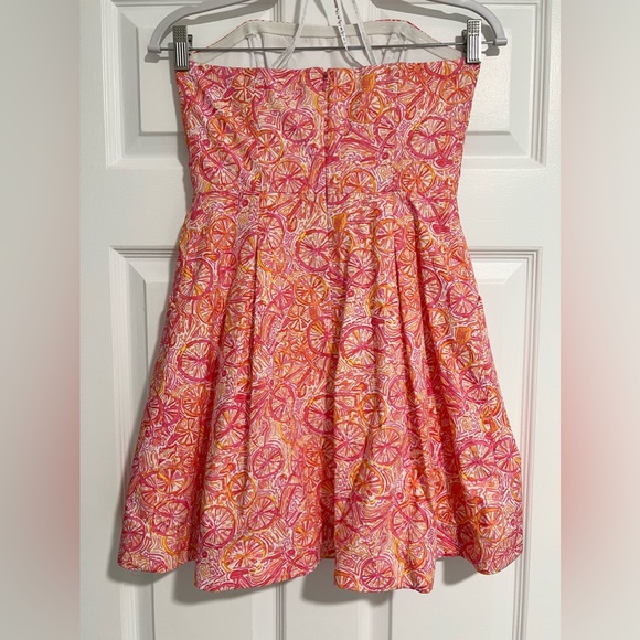 Lilly Pulitzer Strapless Dress in Ten Speed - Picture 2 of 5